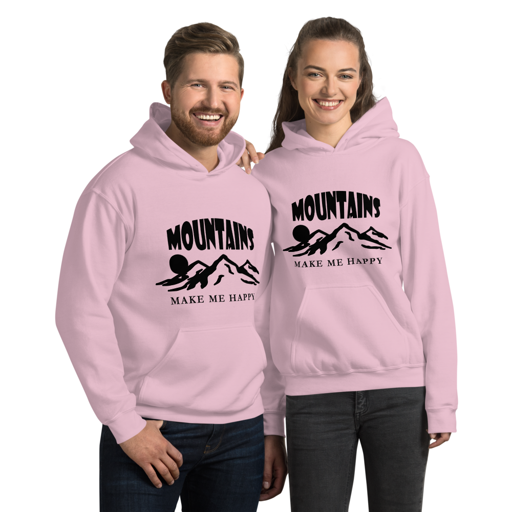 Mountains make me happy | Unisex Hoodie