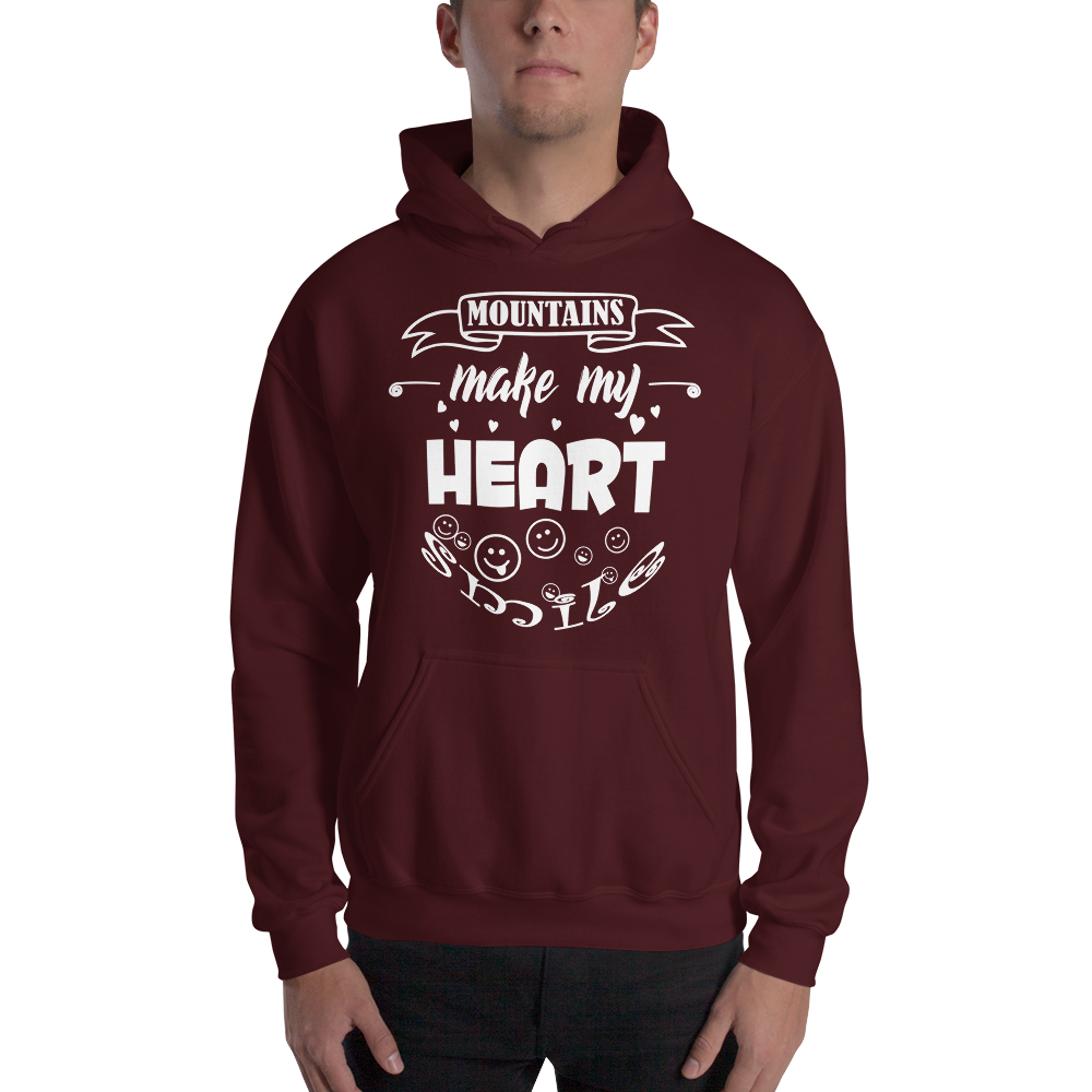 MOUNTAINS make my heart SMILE | Unisex Hoodie