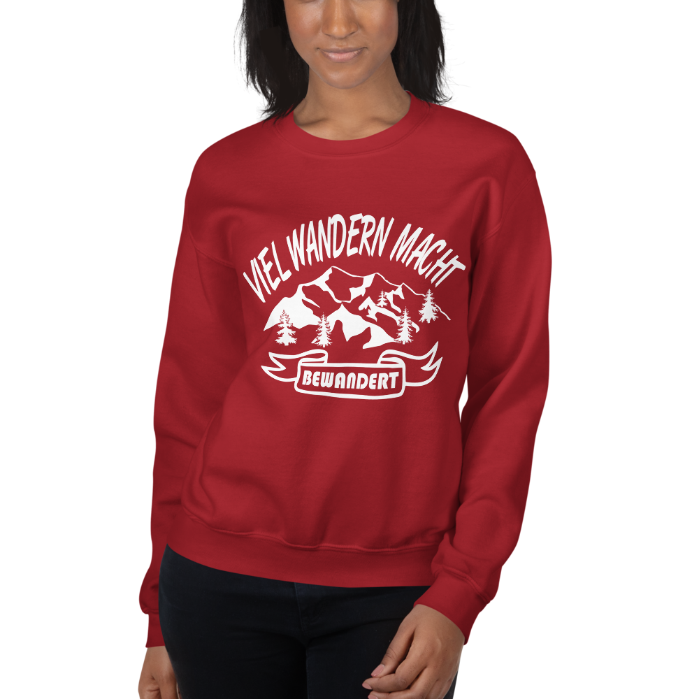 Viel wandern macht bewandert | Unisex-Sweatshirt