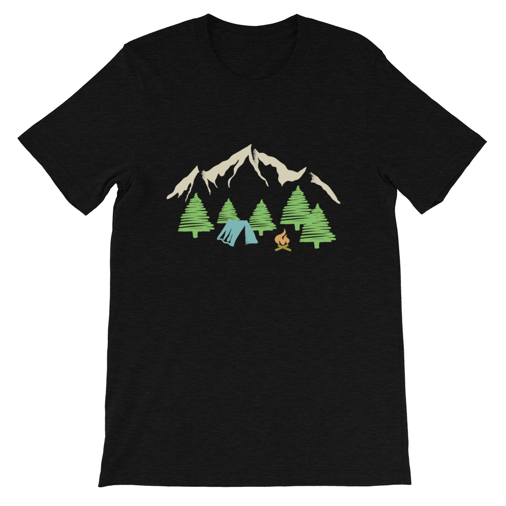 Camping und Berge | Unisex T-Shirt