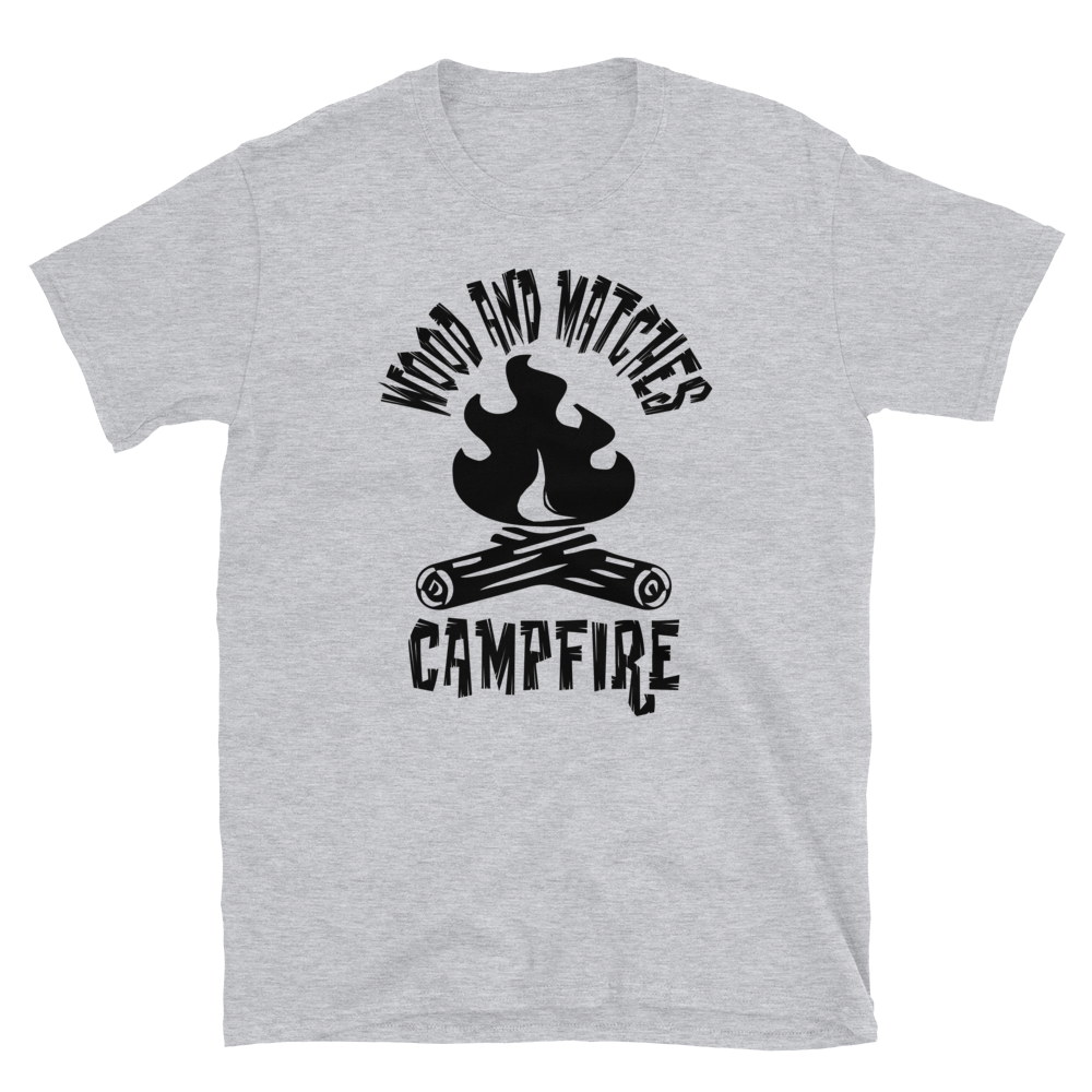 Wood & Matches Campfire | Unisex-T-Shirt