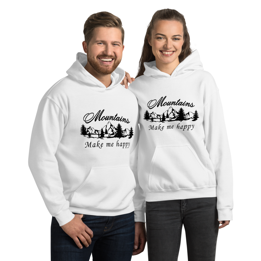 Mountains make me happy | Unisex Hoodie