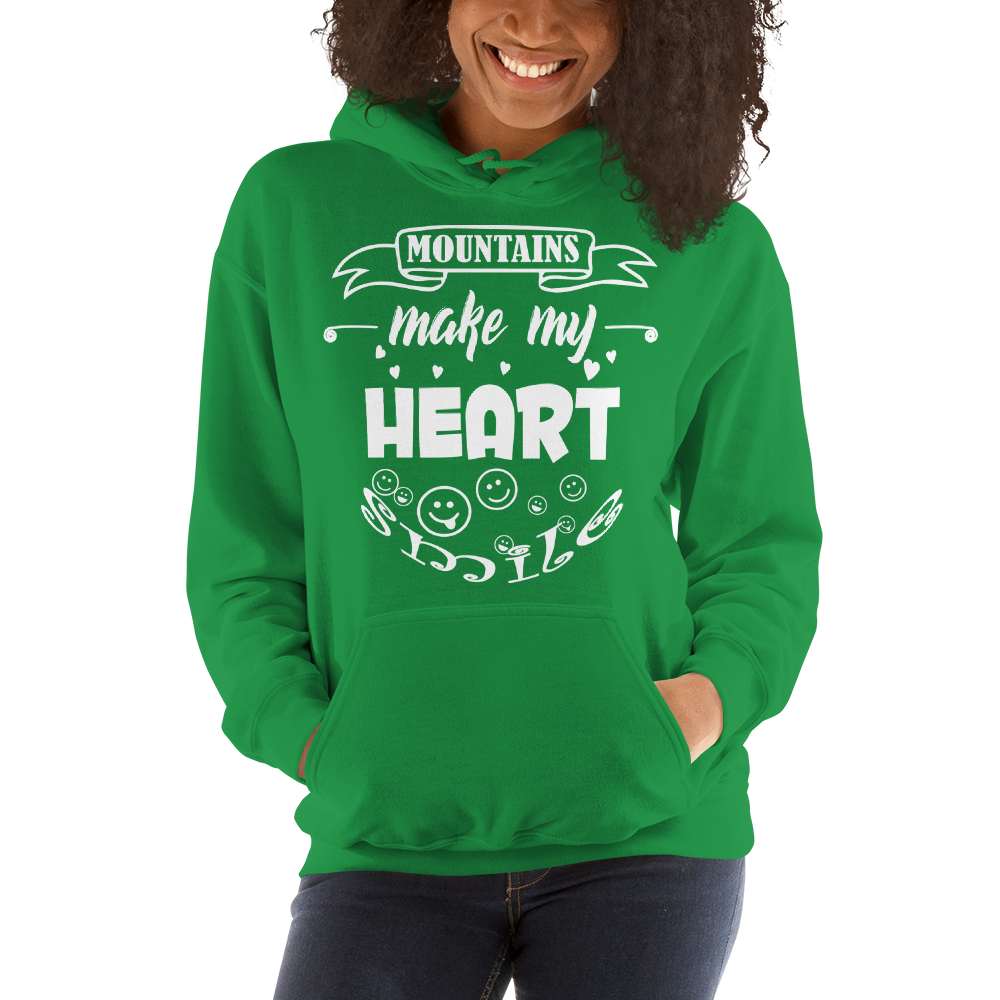 MOUNTAINS make my heart SMILE | Unisex Hoodie
