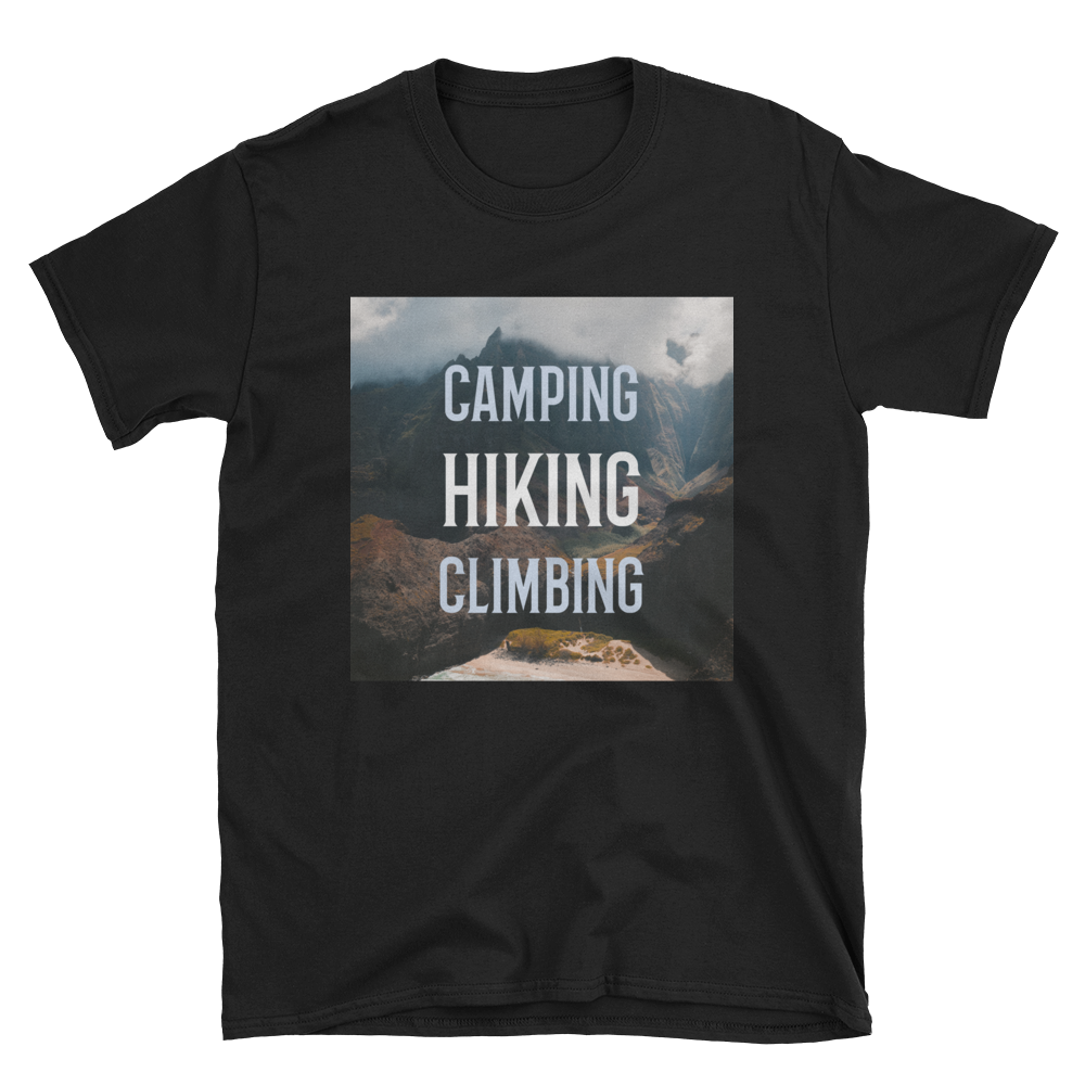 Unisex T-Shirt Camping Hiking Climbing