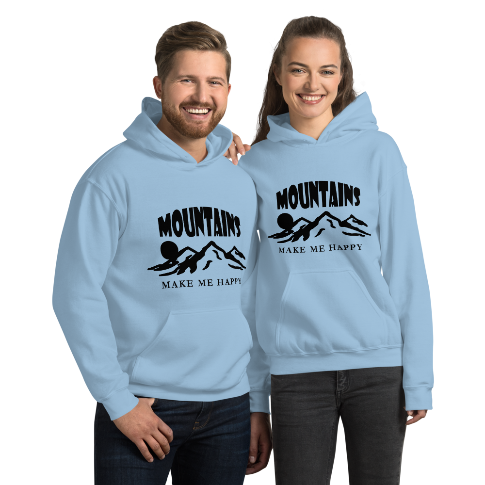 Mountains make me happy | Unisex Hoodie