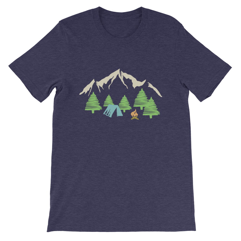 Camping und Berge | Unisex T-Shirt