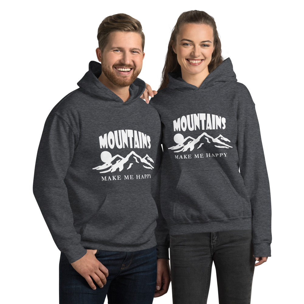 Mountains make me happy | Unisex Hoodie