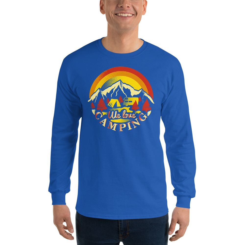 We Love Camping | Organic Herren Longsleeve