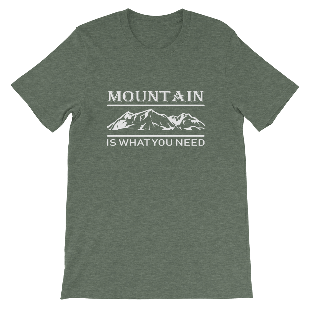 Mountain is what you need | Organic T-Shirt