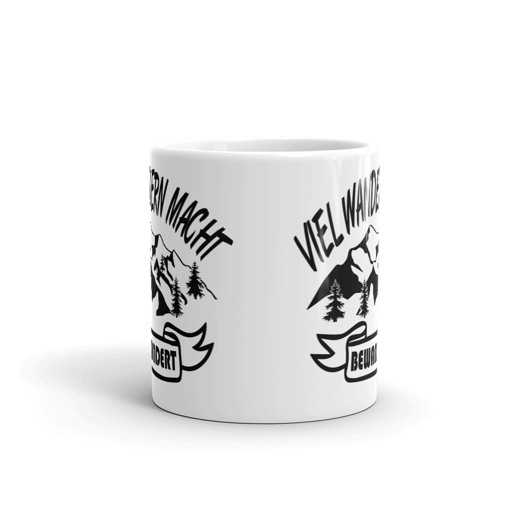 Viel wandern macht bewandert | Kaffee Tasse