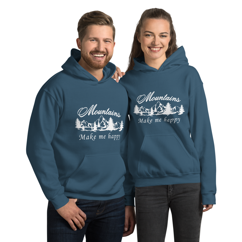 Mountains make me happy | Unisex Hoodie