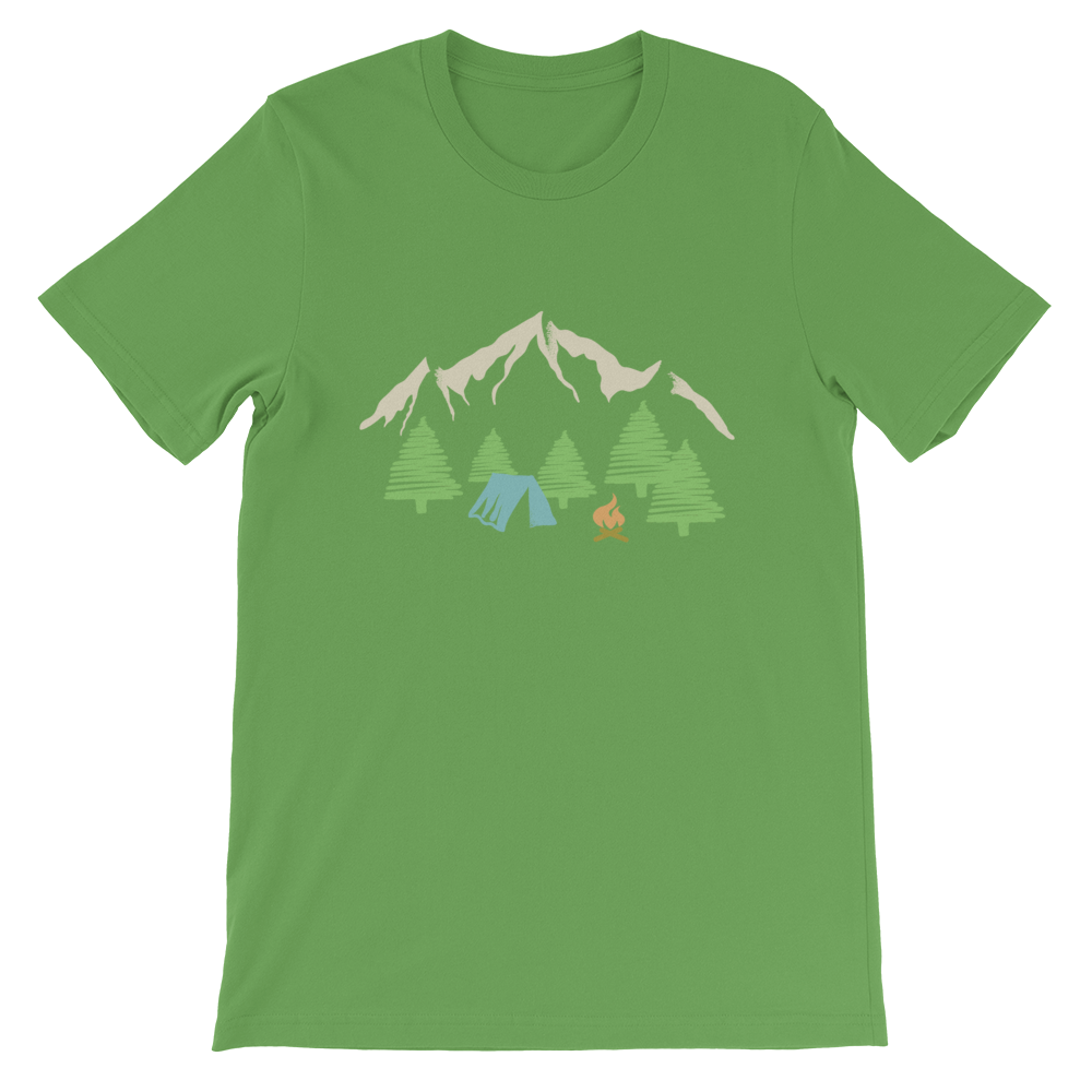 Camping und Berge | Unisex T-Shirt