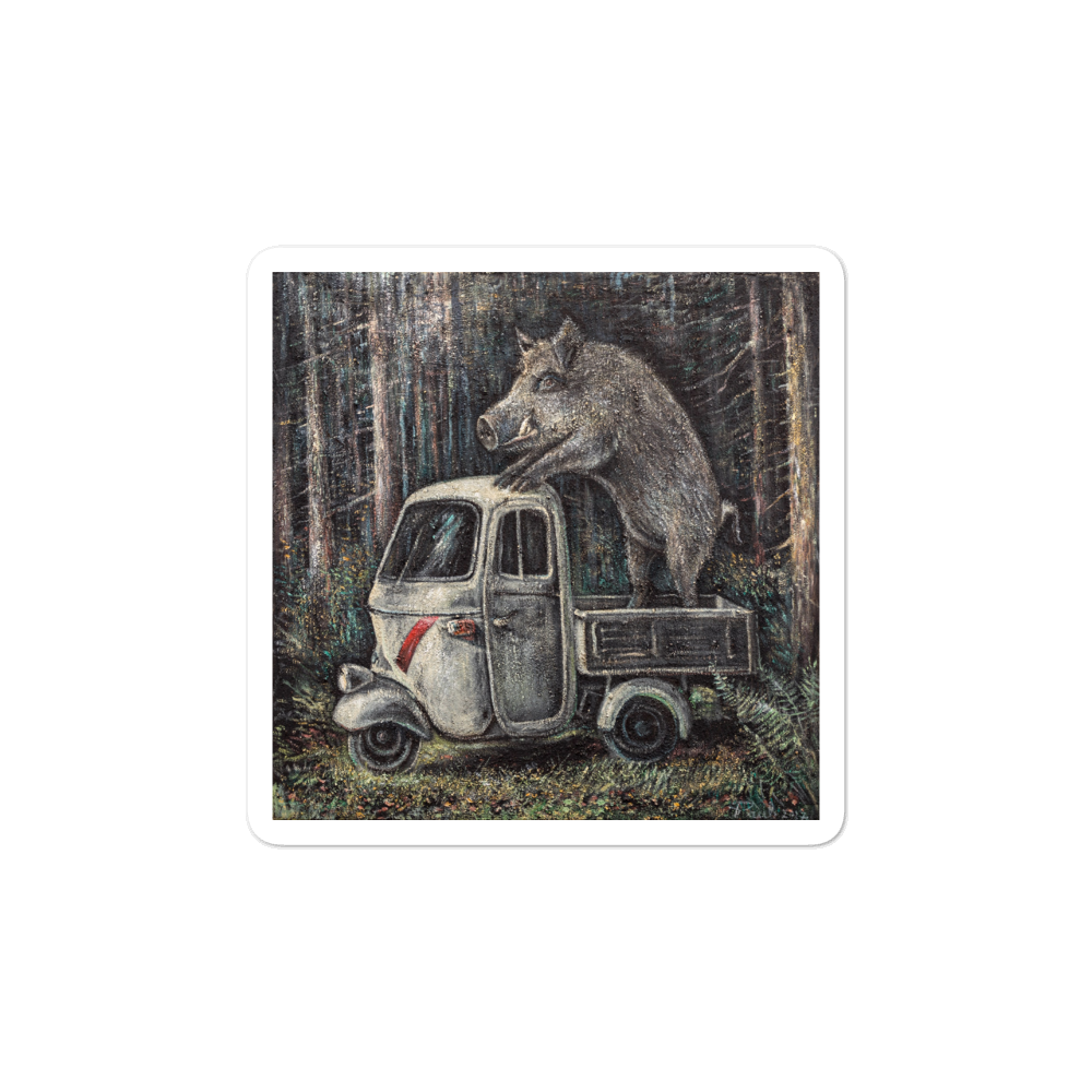 Apecinghiale | Aufkleber