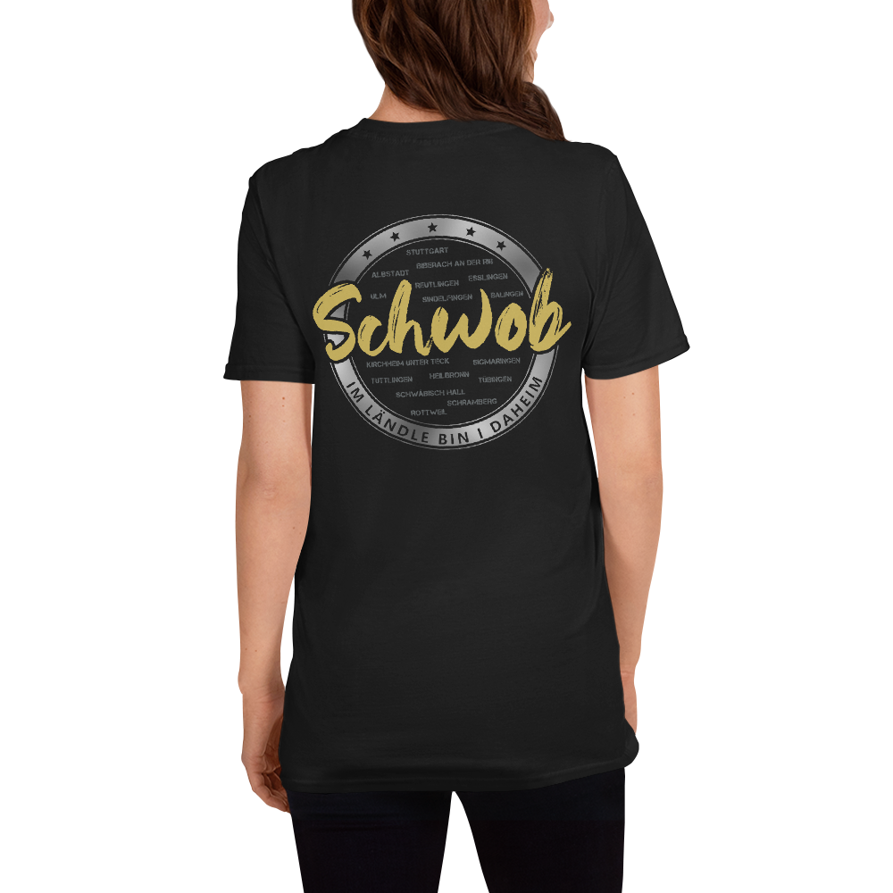 Schwob - Im Ländle | Unisex T-Shirt Rückendruck