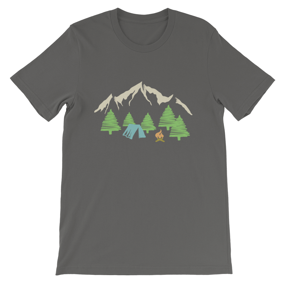 Camping und Berge | Unisex T-Shirt