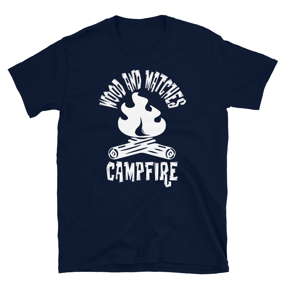 Wood & Matches Campfire | Unisex-T-Shirt