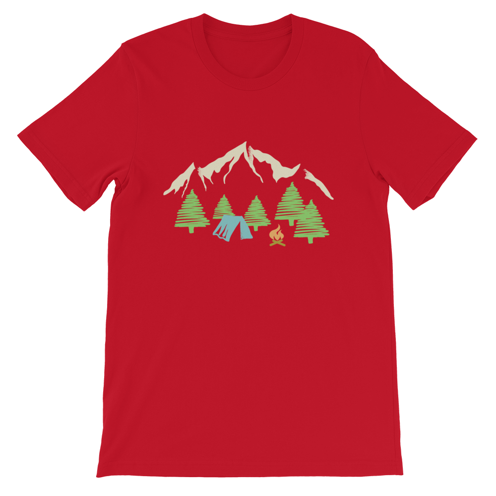 Camping und Berge | Unisex T-Shirt