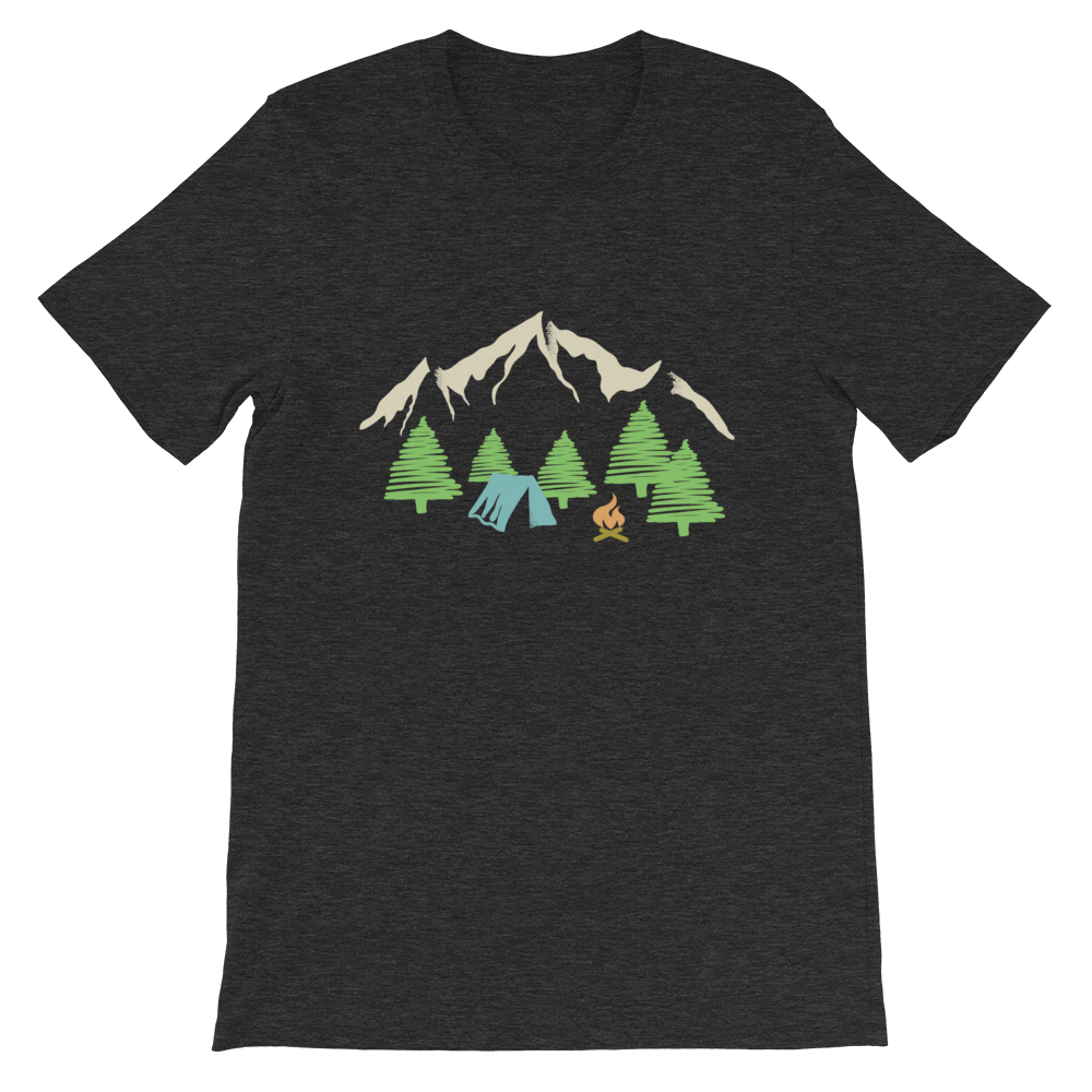 Camping und Berge | Unisex T-Shirt