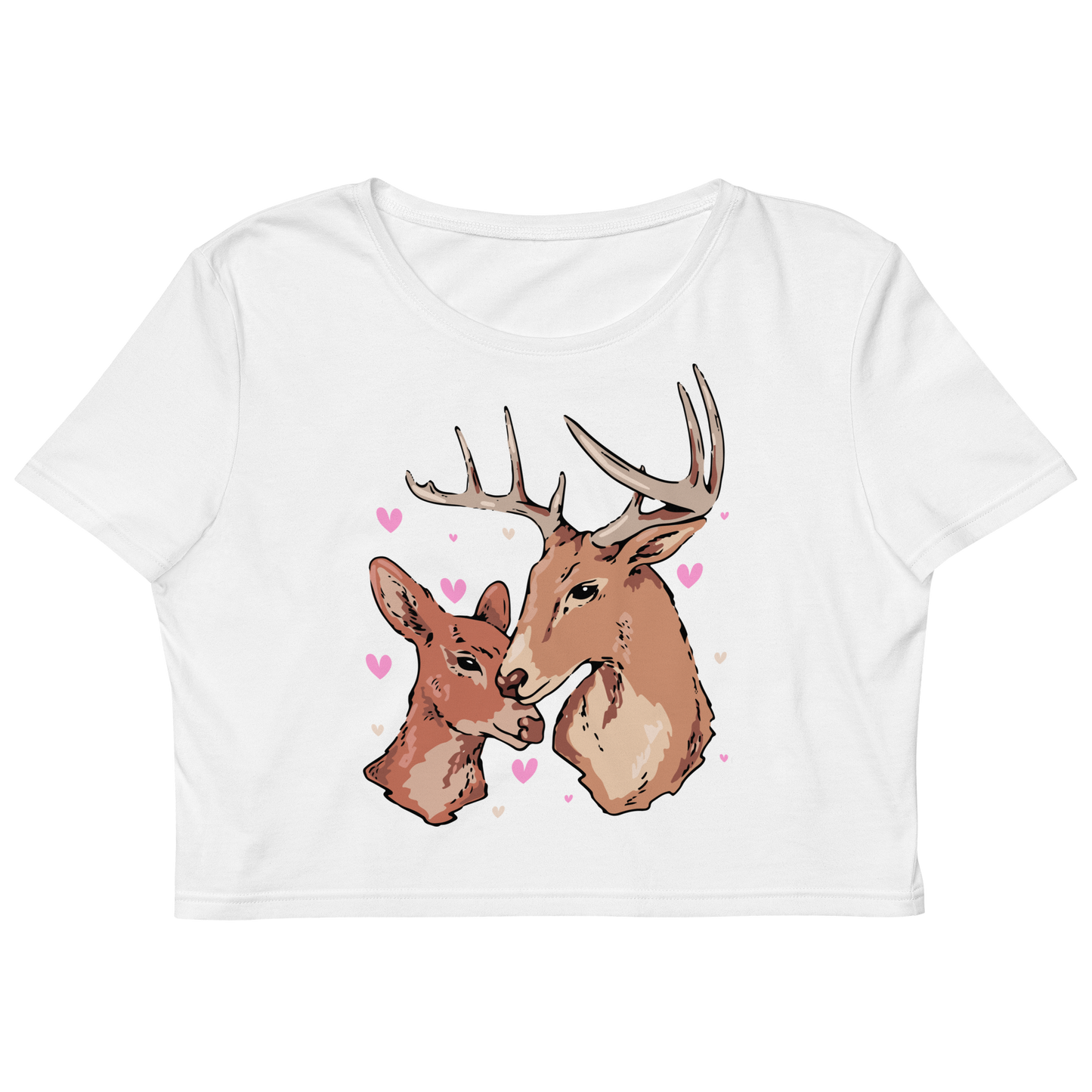 Hirschliebe | Bio-Crop-Top