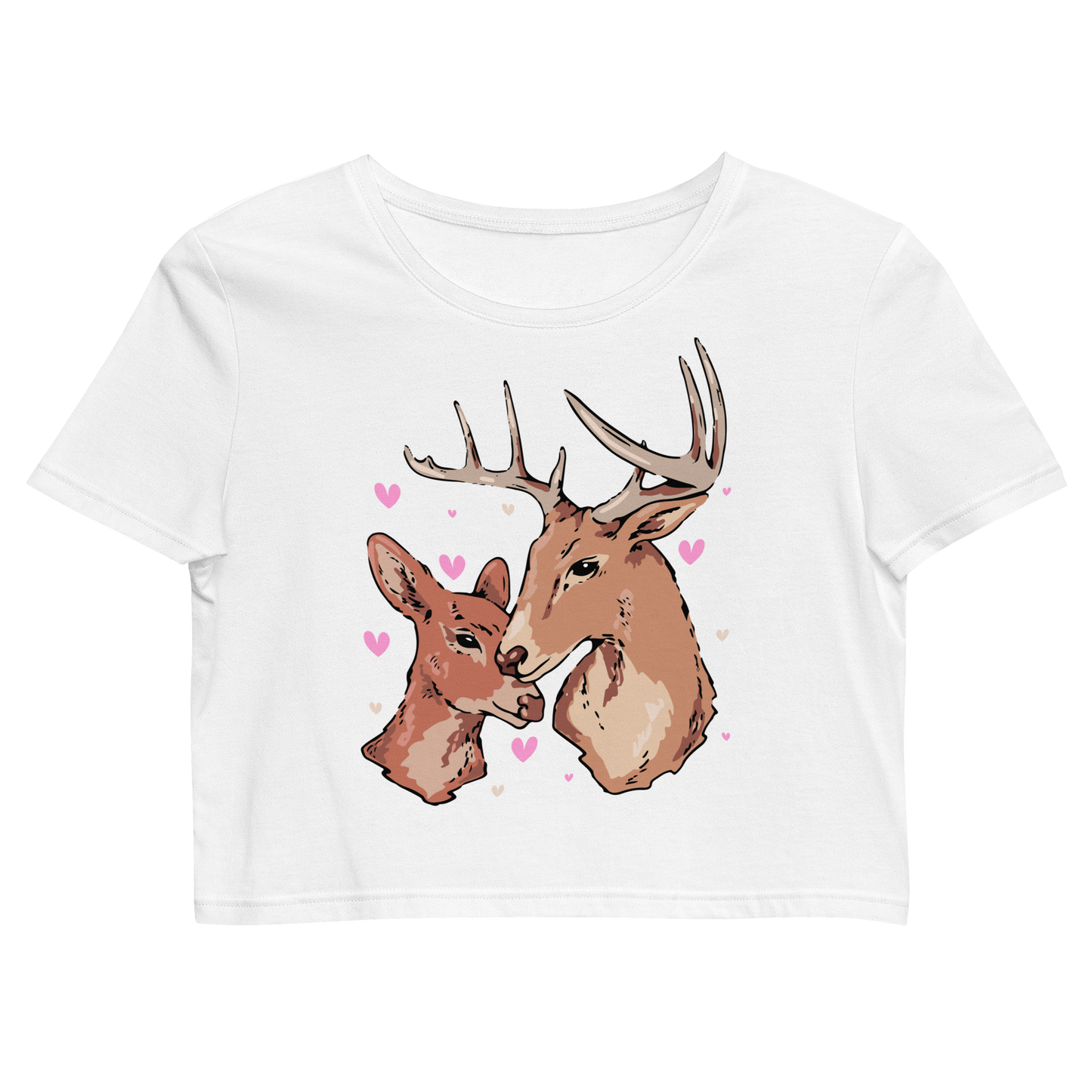 Hirschliebe | Bio-Crop-Top