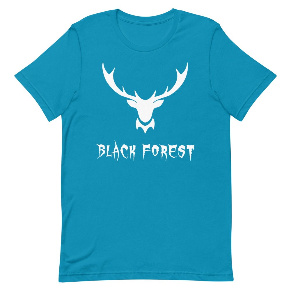 Black Forest Hirschgeweih Metal | Organic T-Shirt