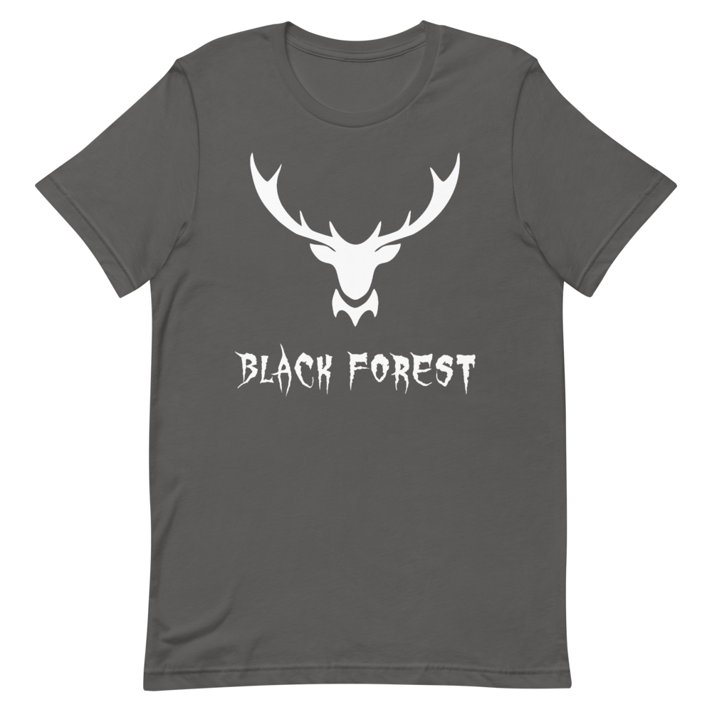 Black Forest Hirschgeweih Metal | Organic T-Shirt