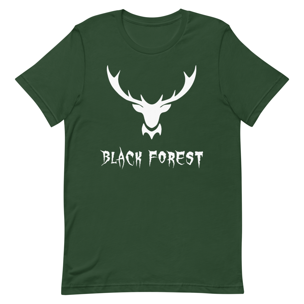 Black Forest Hirschgeweih Metal | Organic T-Shirt