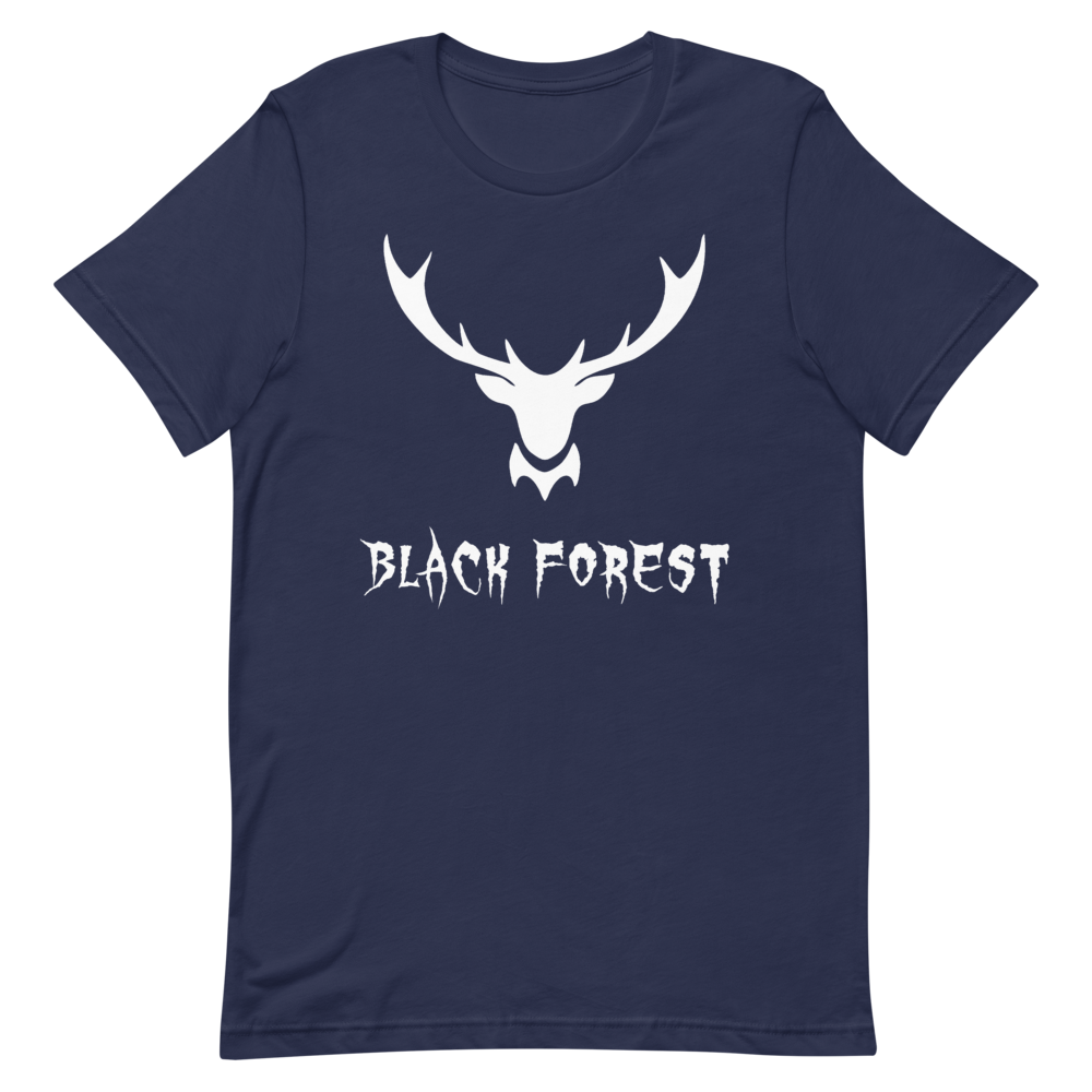 Black Forest Hirschgeweih Metal | Organic T-Shirt