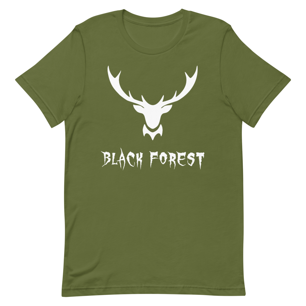 Black Forest Hirschgeweih Metal | Organic T-Shirt