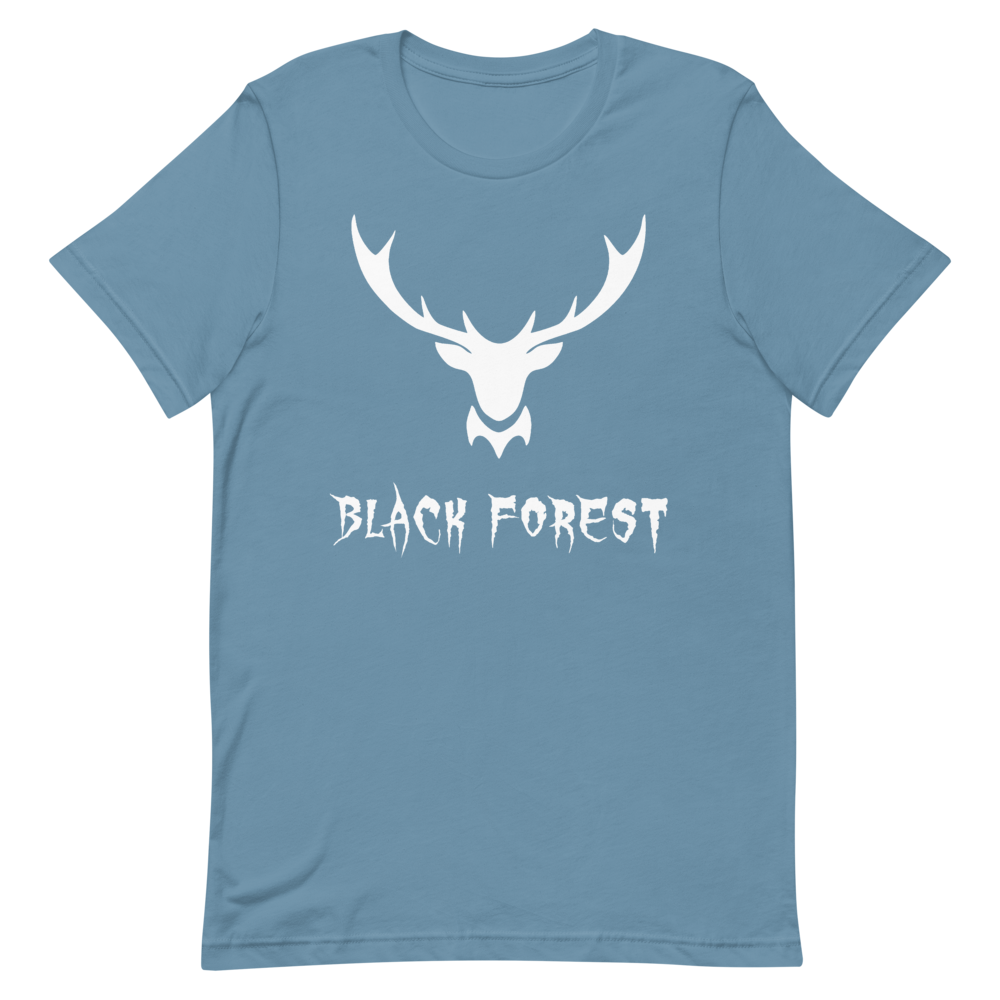 Black Forest Hirschgeweih Metal | Organic T-Shirt