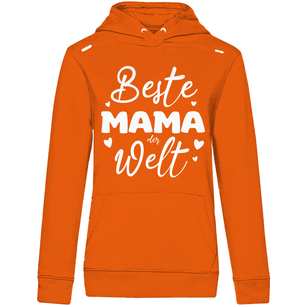 Damen Premium Bio Hoodie Beste Mama der Welt