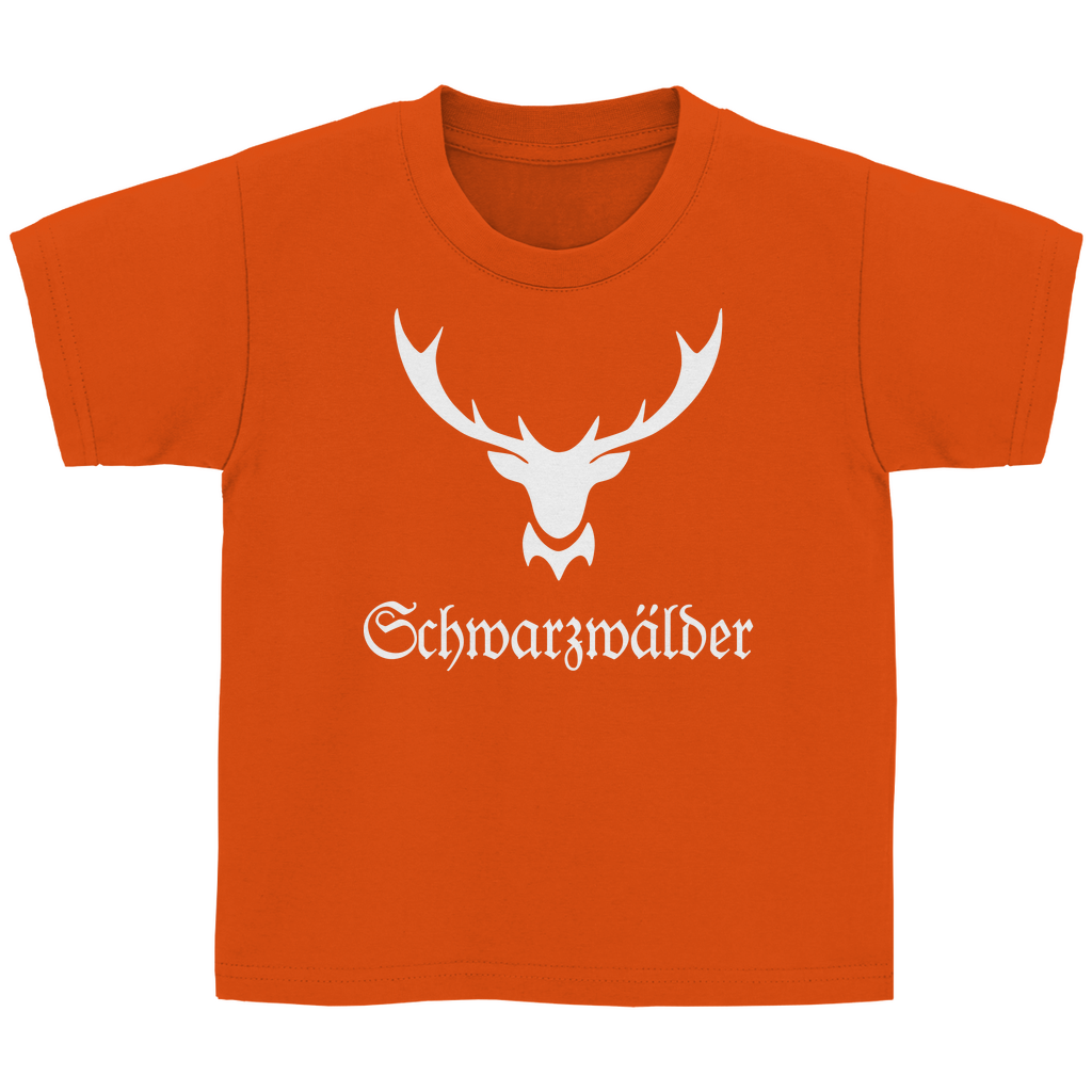 Kinder Basic T-Shirt Schwarzwälder Hirschgeweih