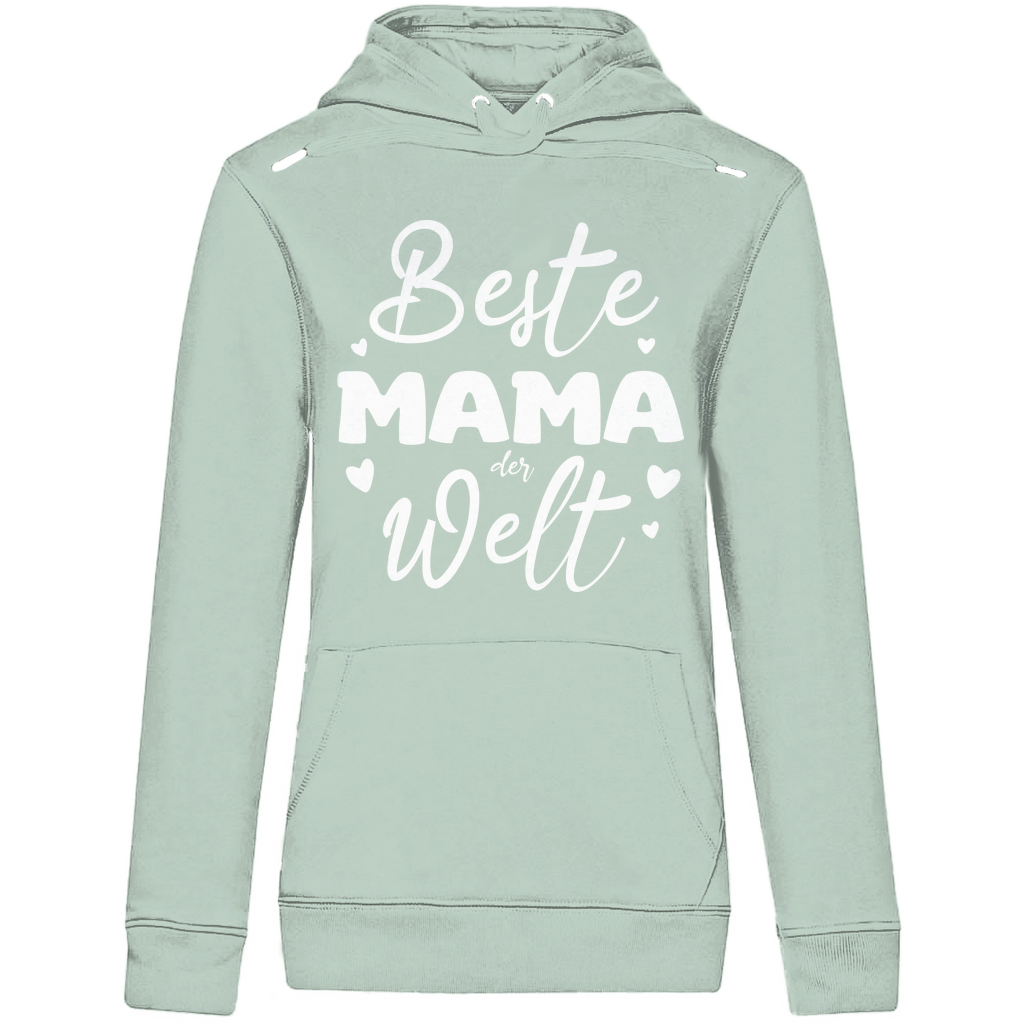 Damen Premium Bio Hoodie Beste Mama der Welt