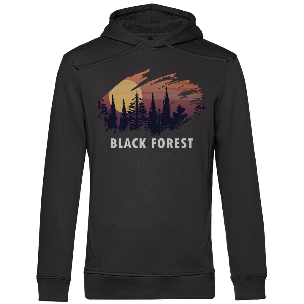 Black Forest Sonnenuntergang | Organic Hoodie