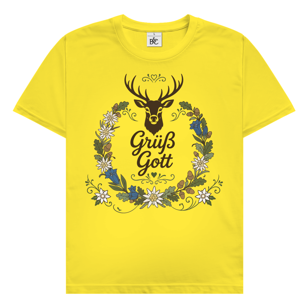 Grüß Gott Hirsch | Premium T-Shirt