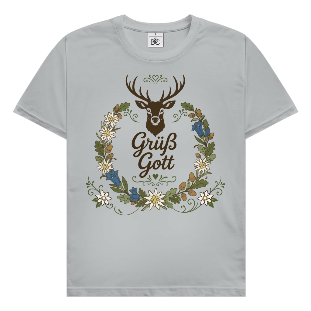 Grüß Gott Hirsch | Premium T-Shirt