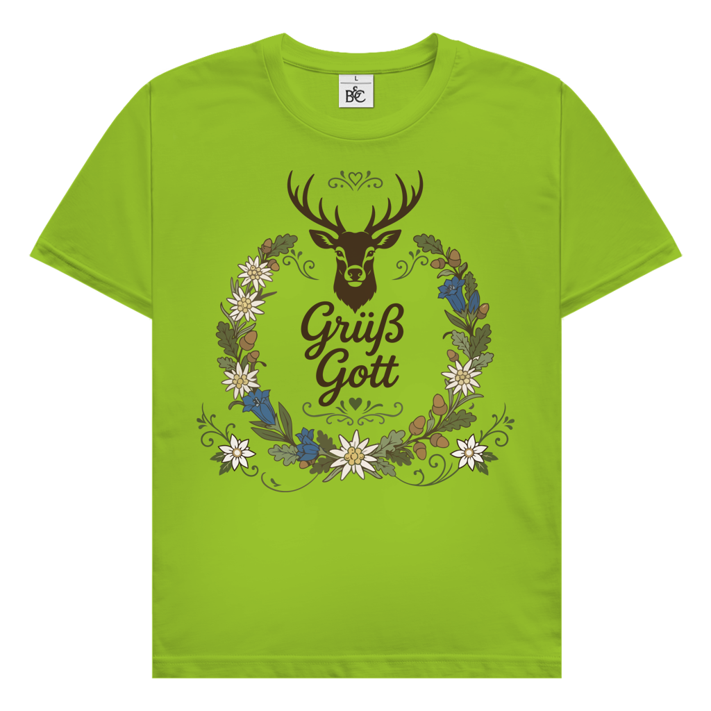 Grüß Gott Hirsch | Premium T-Shirt