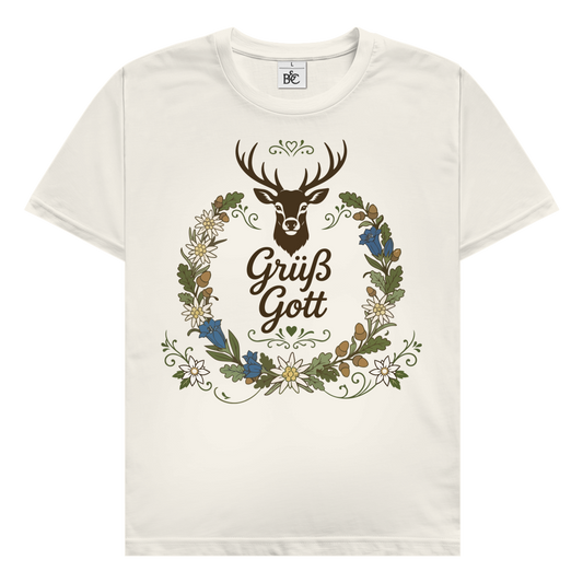 Grüß Gott Hirsch | Premium T-Shirt