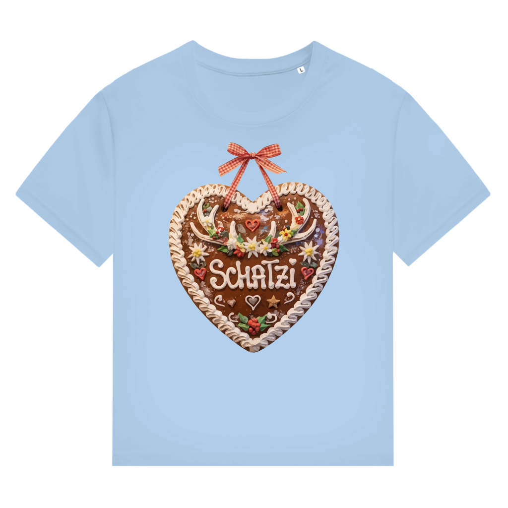 Schatzi Lebkuchenherz | Damen Premium T-Shirt