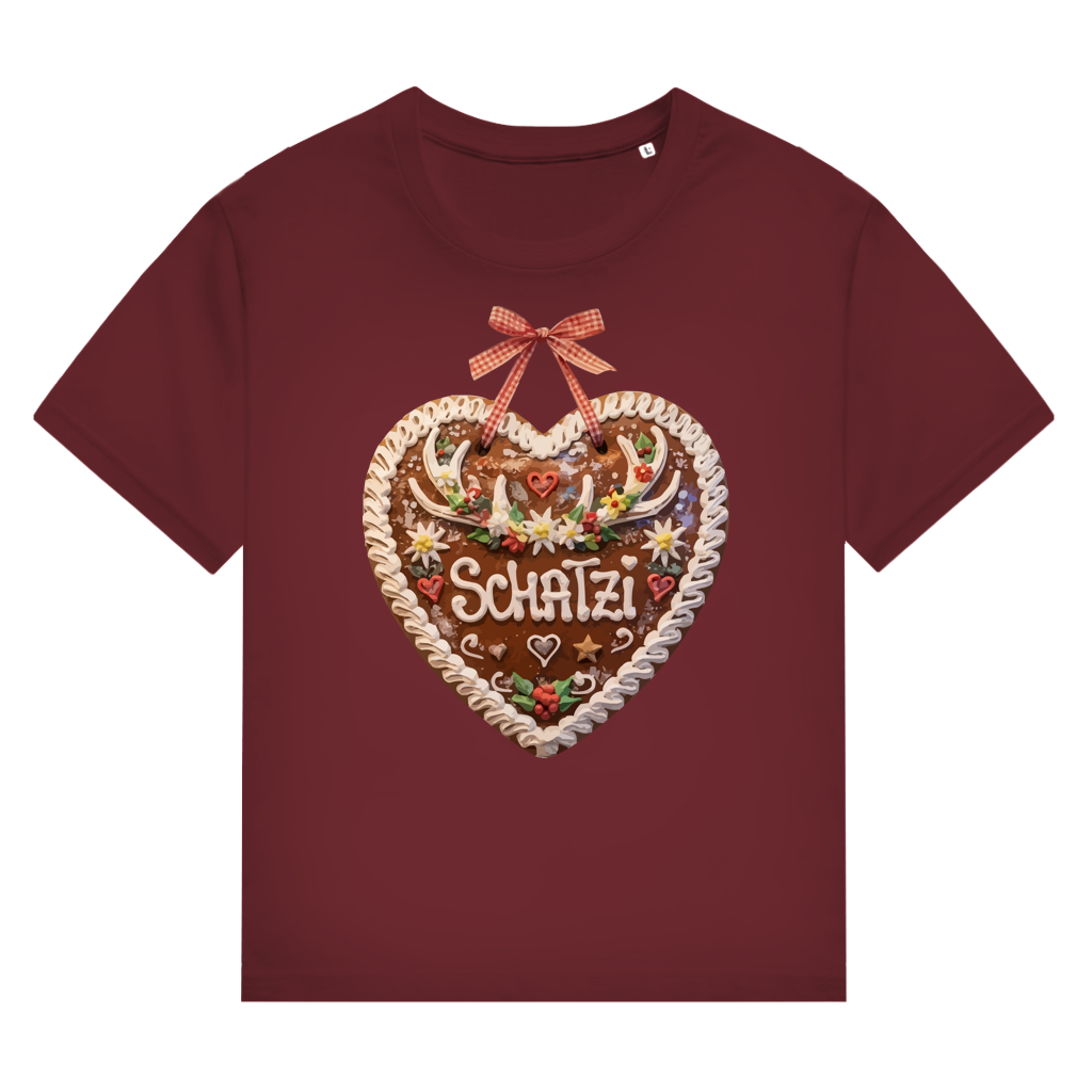 Schatzi Lebkuchenherz | Damen Premium T-Shirt
