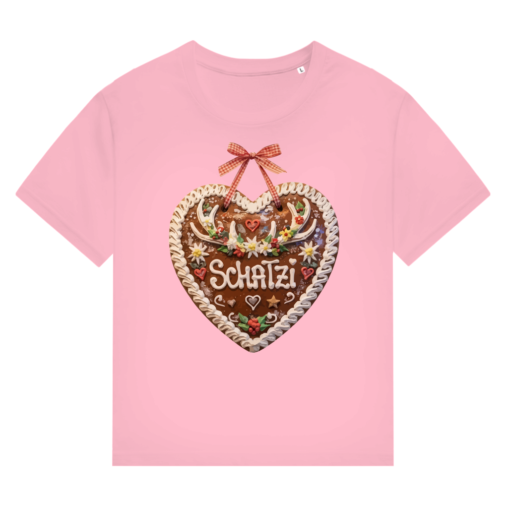 Schatzi Lebkuchenherz | Damen Premium T-Shirt