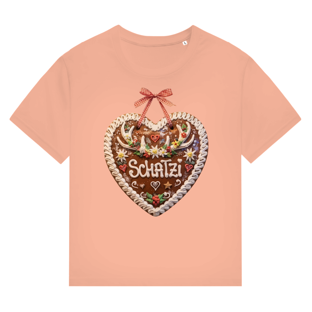 Schatzi Lebkuchenherz | Damen Premium T-Shirt