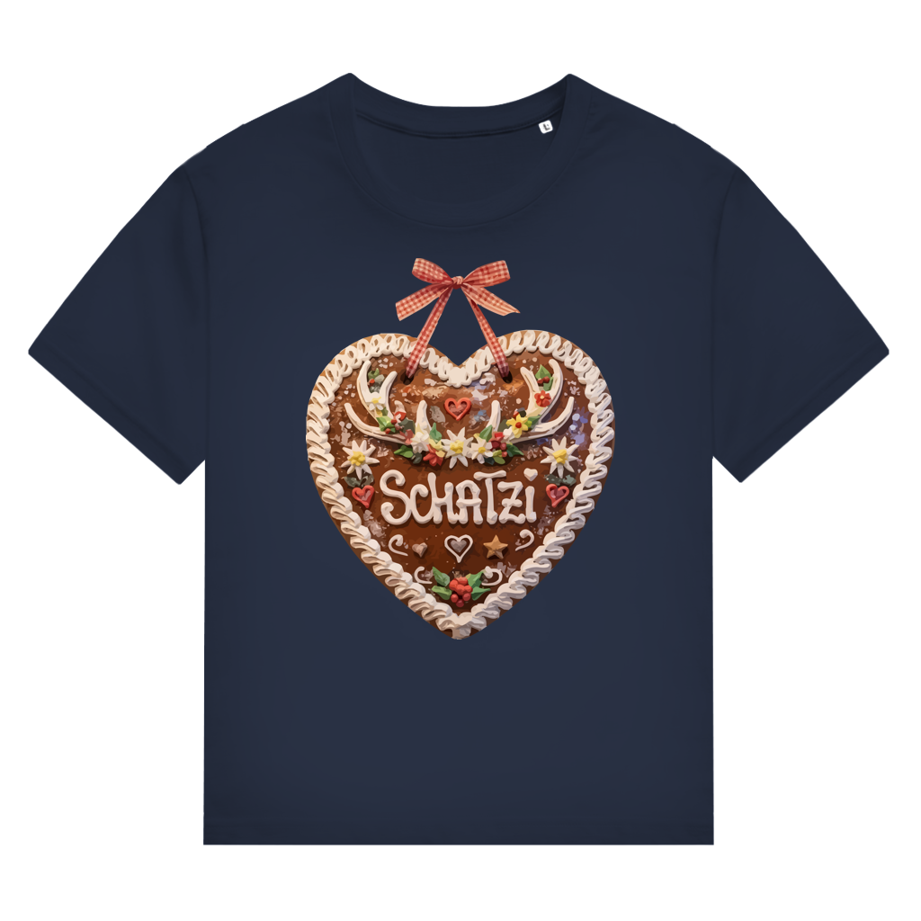 Schatzi Lebkuchenherz | Damen Premium T-Shirt