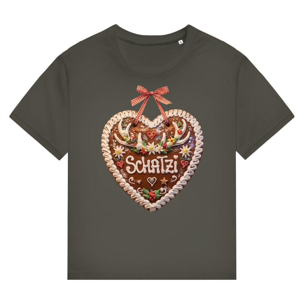 Schatzi Lebkuchenherz | Damen Premium T-Shirt