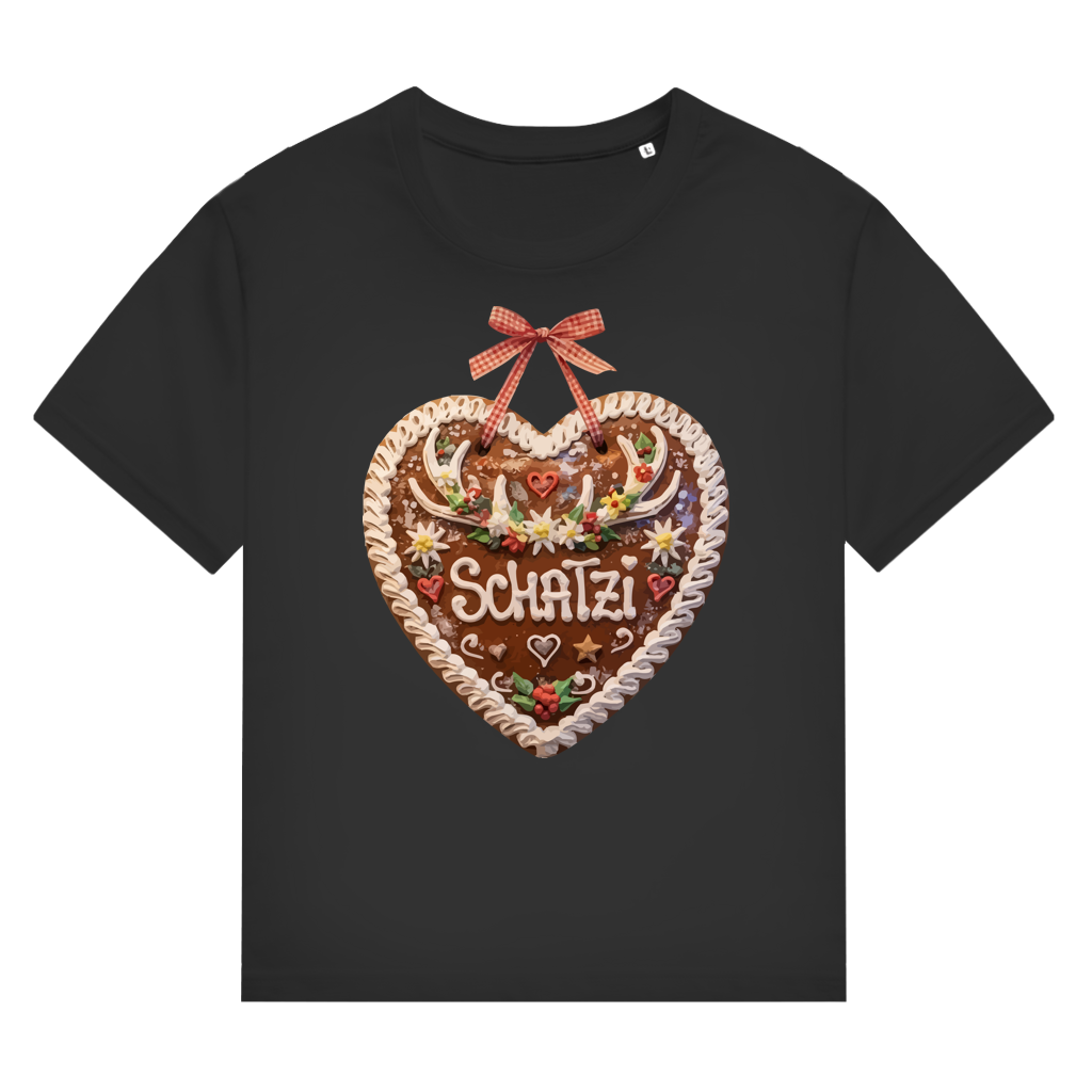 Schatzi Lebkuchenherz | Damen Premium T-Shirt
