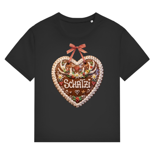 Schatzi Lebkuchenherz | Damen Premium T-Shirt