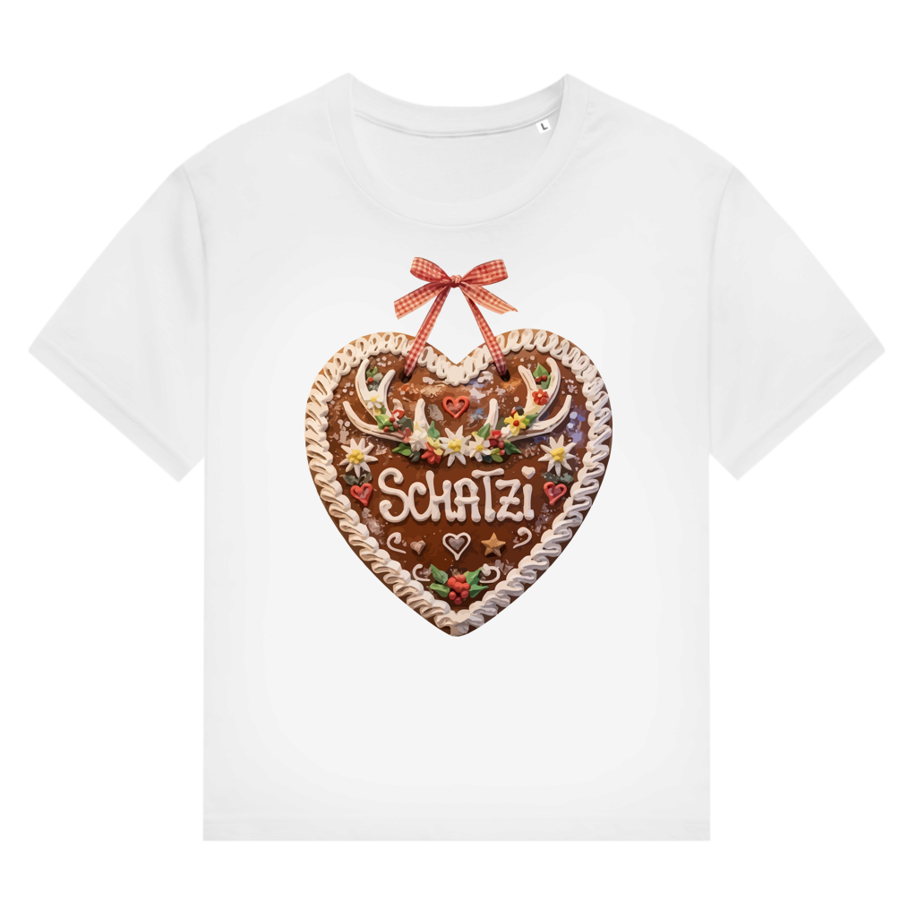 Schatzi Lebkuchenherz | Damen Premium T-Shirt