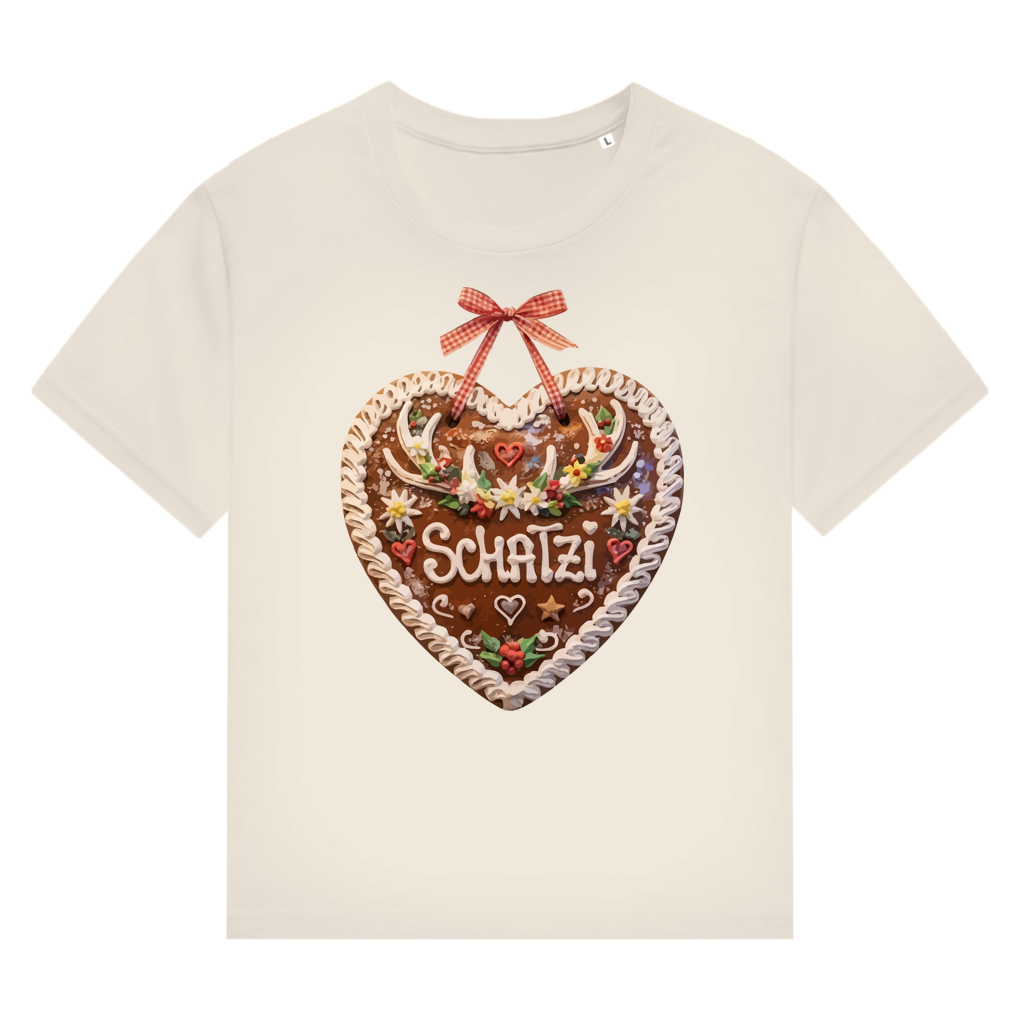 Schatzi Lebkuchenherz | Damen Premium T-Shirt