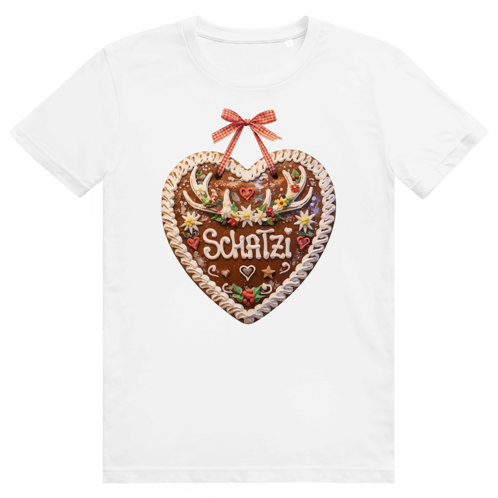 Schatzi Lebkuchenherz | Premium T-Shirt