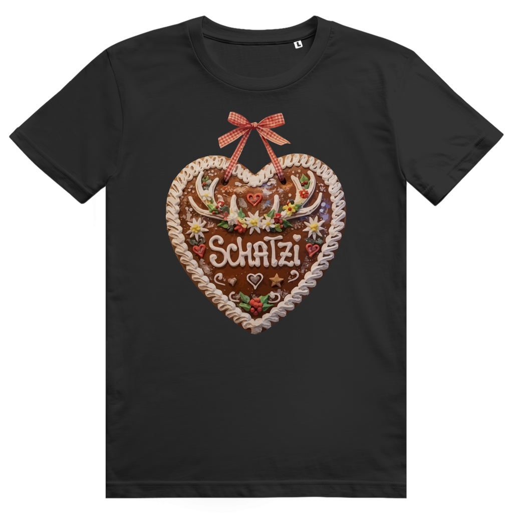 Schatzi Lebkuchenherz | Premium T-Shirt